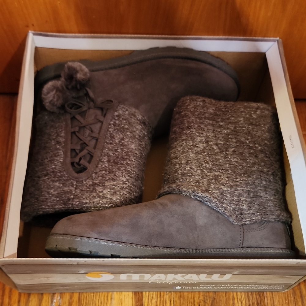 Makalu Charcoal Winter & Rain Boots for Women